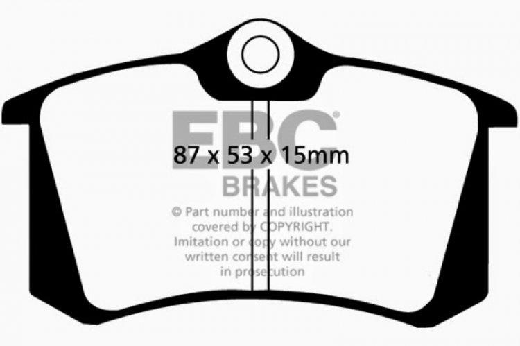 (image for) EBC 04-06 Audi TT Quattro 3.2 Bluestuff Rear Brake Pads