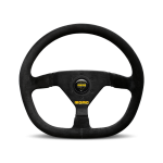 (image for) Momo MOD88 Steering Wheel 350 mm - Black Suede/Black Spokes