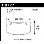 (image for) Hawk 2014 Chevrolet Corvette DTC-70 Rear Brake Pads