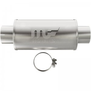 (image for) MagnaFlow Muffler Mag DSL SS 7x7x14 4in Inlet 4in Outlet