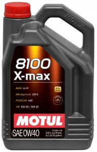 (image for) Motul 5L Synthetic Engine Oil 8100 0W40 X-MAX - Porsche A40