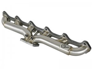 (image for) aFe Twisted Steel Header Turbo Manifold (T3) 98.5-02 Dodge Diesel Trucks L6 5.9L (td)