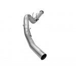 (image for) aFe MACHForce XP Exhaust 5in DPF-Back Stainless Steel Exhaust 2015 Ford Turbo Diesel V8 6.7L No Tip