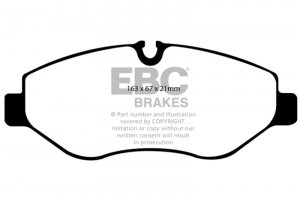 (image for) EBC 07+ Dodge Sprinter 2500 Greenstuff Front Brake Pads
