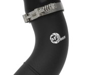 (image for) aFe BladeRunner 3-1/2in Aluminum Cold Charge Pipe Black RAM Diesel Trucks 25-26 L6-6.7L (td)