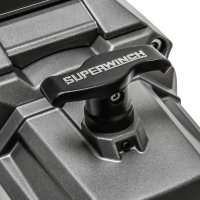 (image for) Superwinch 12000 LBS 12V DC 3/8in x 80ft Synthetic Rope SX 12000SR Winch - Graphite