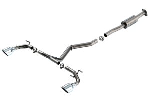 (image for) Borla 22-23 Subaru BRZ/Toyota GR86 2.4L RWD AT/MT ATAK Catback Exhaust - Polished Tips