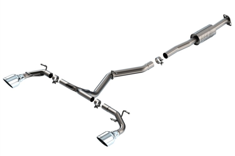 (image for) Borla 22-23 Subaru BRZ/Toyota GR86 2.4L RWD AT/MT ATAK Catback Exhaust - Polished Tips