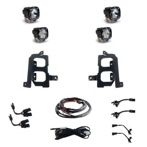 (image for) Baja Designs GMC 2020-22 Sierra 2500HD/3500HD S1 Dual Fog Pocket Light Kit