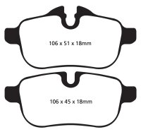 (image for) EBC 09+ BMW Z4 3.0 (E89) Yellowstuff Rear Brake Pads