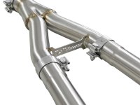 (image for) aFe Takeda 2.5in to 3in 304 SS Y-Pipe Exhaust System 16-18 Infiniti Q50/Q60 V6-3.0L (tt)