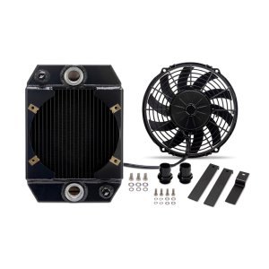 (image for) Mishimoto Universal Drag Race Performance Aluminum Radiator - Black