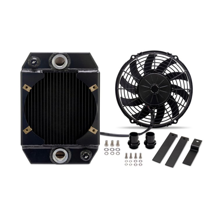 (image for) Mishimoto Universal Drag Race Performance Aluminum Radiator - Black