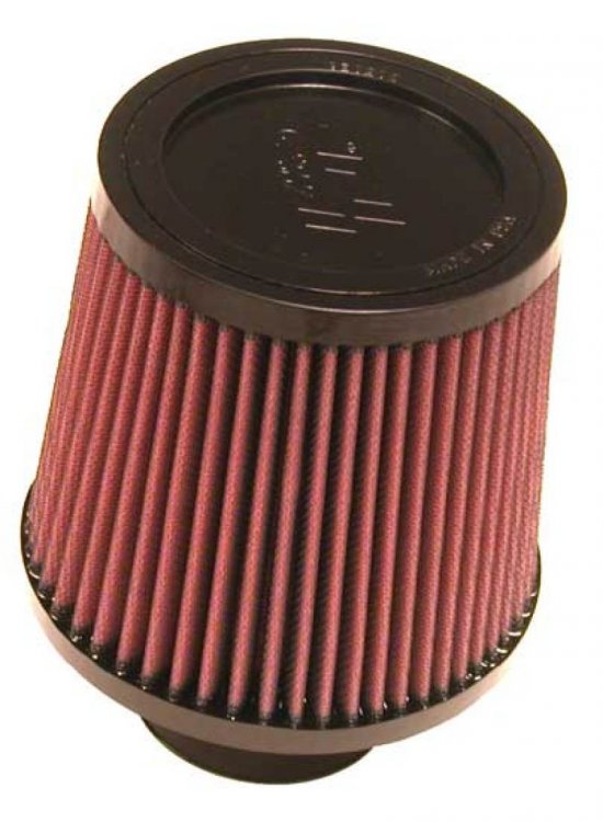 (image for) K&N Filter Universal Clamp-On Filter-Round Tapered 2.75in Flange ID x 6in Base OD x 5in Top OD