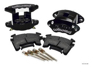 (image for) Wilwood D154 Rear Caliper Kit - Black 1.12 / 1.12in Piston 1.04in Rotor
