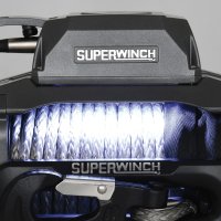 (image for) Superwinch 12000 LBS 12V DC 3/8in x 80ft Synthetic Rope SX 12000SR Winch - Graphite