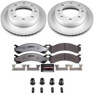 (image for) Power Stop 02-04 Chevrolet Avalanche 2500 Front Z36 Coated Truck & Tow Brake Kit
