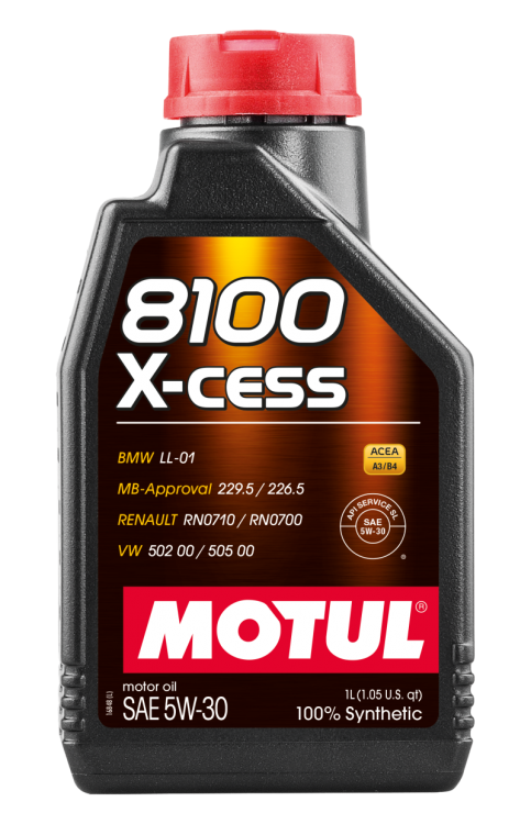 (image for) Motul Synthetic Engine Oil 8100 5W30 X-CESS 1L