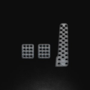 (image for) OMP Sand-Blasted Aluminum Pedals (Set of 3)