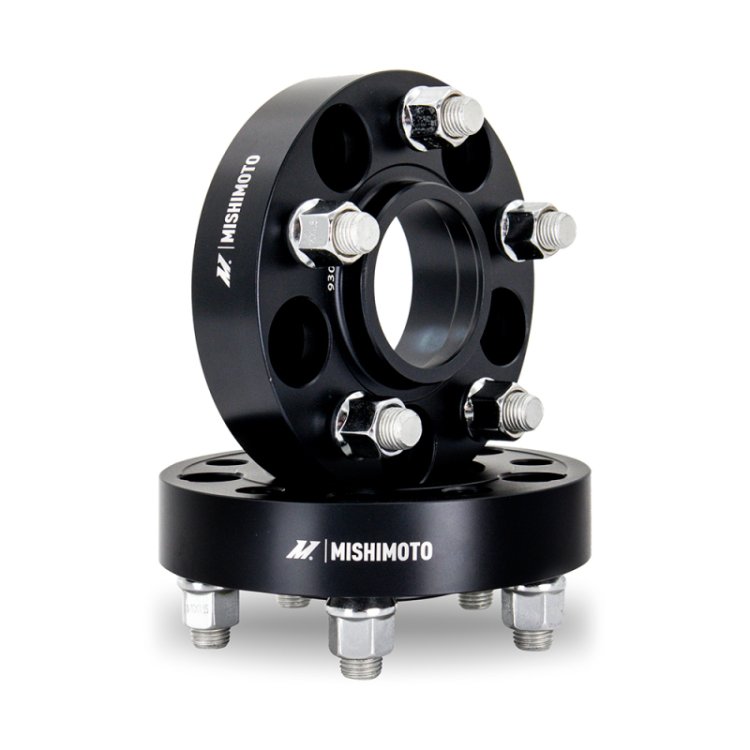 (image for) Mishimoto Wheel Spacers - 5x114.3 - 67.1 - 25 - M12 - Black