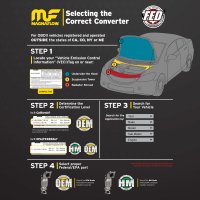 (image for) MagnaFlow Conv Univ 2.5in Inlet/Outlet Center/Center Round 3in Body L x 5in W x 8.75in Overall L