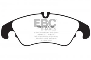 (image for) EBC 11 Audi A6 2.0 Turbo Redstuff Front Brake Pads