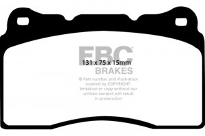 (image for) EBC 17-21 Honda Civic Type-R (FK8) Bluestuff Front Brake Pads