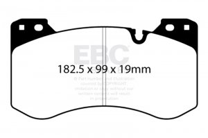 (image for) EBC 2021+ BMW M3/M4 3.0TT (G80/G82/G83) Yellowstuff Front Brake Pads