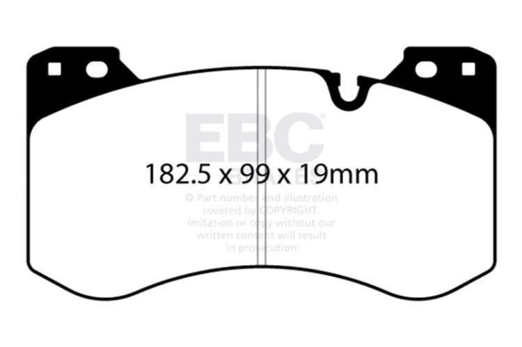(image for) EBC 2021+ BMW M3/M4 3.0TT (G80/G82/G83) Yellowstuff Front Brake Pads