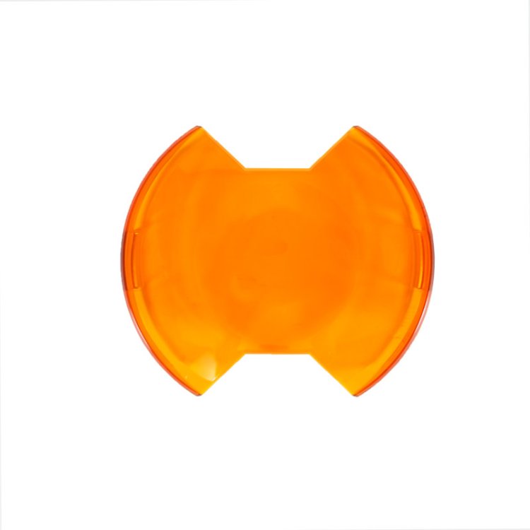 (image for) KC HiLiTES 6in. Light Shield for SlimLite LED - Amber