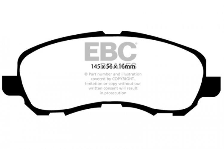 (image for) EBC 11-14 Chrysler 200 2.4 Yellowstuff Front Brake Pads