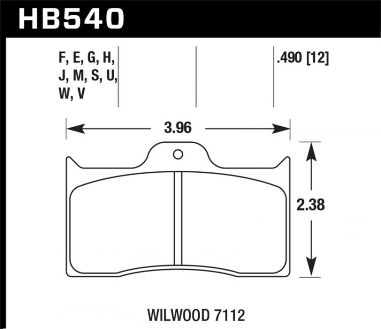 (image for) Hawk Wilwood HPS 5.0 Brake Pads