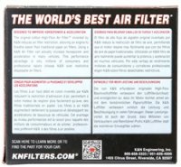 (image for) K&N Universal Air Filter - 2-7/16in Flange x 3-1/2in OD x 4in Height