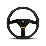 (image for) Momo MOD78 Steering Wheel 350 mm - Black Leather/Black Spokes
