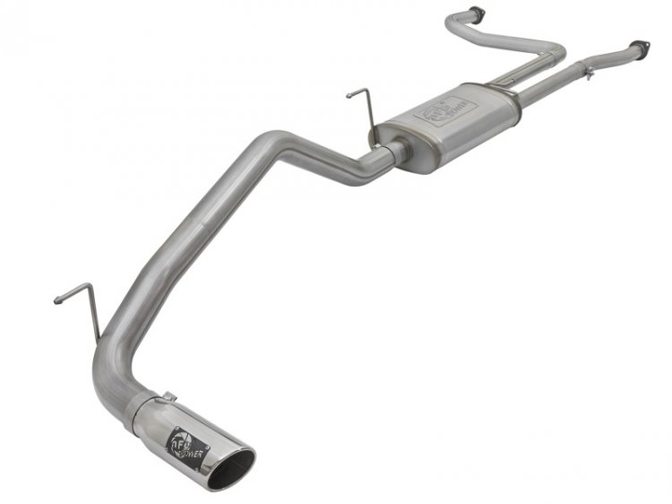 (image for) aFe MACH Force-Xp 2-1/2in Cat-Back Exhaust System w/ Polished Tip 16-17 Nissan Titan XD V8 5.6L