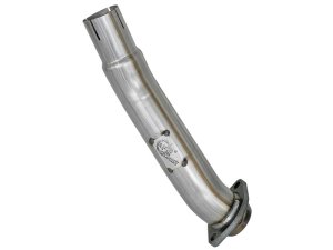 (image for) aFe Twisted Steel 2in Stainless Steel Loop Delete Down-Pipe 2018+ Jeep Wrangler (JL) V6 3.6L