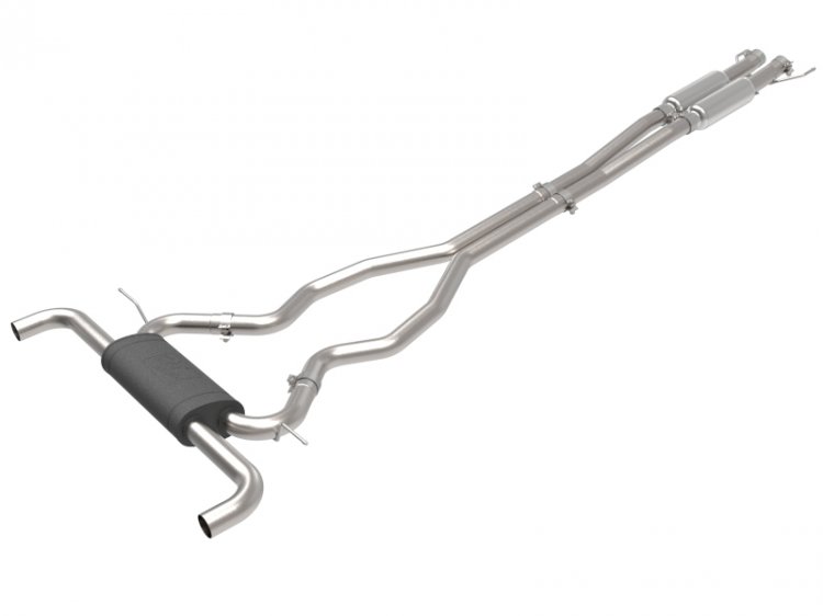 (image for) aFe Vulcan Series 2 1/2in 304 SS Cat-Back 19-20 Ford Edge ST V6 2.7L(tt)