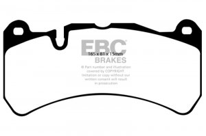 (image for) EBC 07-08 Ferrari 430 Scuderia 4.3 Bluestuff Front Brake Pads