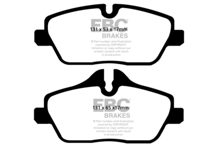 (image for) EBC 14+ Mini Hardtop 1.5 Turbo Cooper Redstuff Front Brake Pads