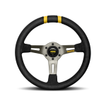 (image for) Momo MODDRIFT Steering Wheel 330 mm - Black Suede/Anth Spokes/2 Stripes