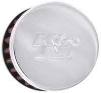 (image for) K&N Clamp On Rubber Base Crankcase Vent Filter 0.375in Flange ID x 2in OD x 1.5in Height