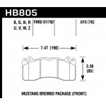 (image for) Hawk 15-17 Ford Mustang Brembo Package DTC-60 Front Brake Pads