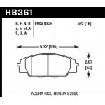 (image for) Hawk 02-06 Acura RSX / 06-11 Honda Si / 00-09 S2000 HT-10 Race Front Brake Pads
