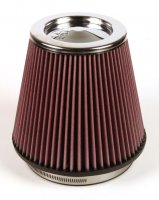 (image for) K&N Round Tapered Universal Air Filter 6in Flange ID x 7.5in Base OD x 5in Top OD x 6.5in Height