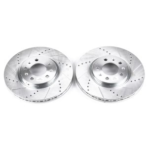 (image for) Power Stop 06-09 Pontiac Solstice Front Evolution Drilled & Slotted Rotors - Pair