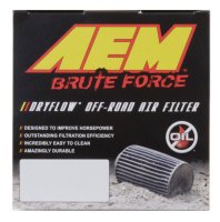 (image for) AEM Dryflow Conical Air Filter 2.75in Flange ID / 6in Base OD / 5.125in Top OD / 9.125in Height