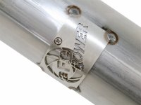 (image for) aFe Power Twisted Steel Loop Delete D/P Aluminized Steel 12-18 Jeep Wrangler (JK) V6 3.6L