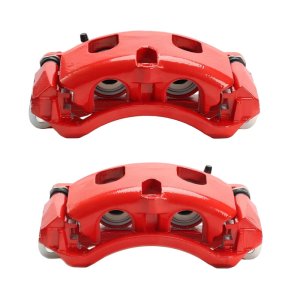 (image for) Power Stop 20-26 Chevrolet Silverado 2500 HD Rear Red Caliper w/Bracket (Pair)
