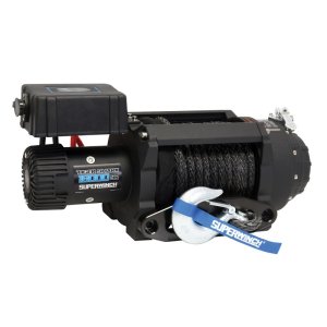(image for) Superwinch 18000 LBS 12V DC 33/64in x 79 ft Synthetic Rope Tiger Shark 18000SR Winch