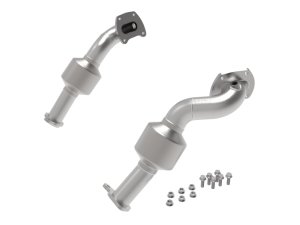 (image for) aFe Twisted Steel Down Pipe 409SS w/ Cat 16-17 Toyota Tacoma V6-3.5L